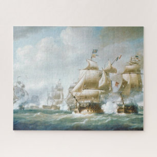 Schlacht von Santo Domingo 1800er Jahre Puzzle