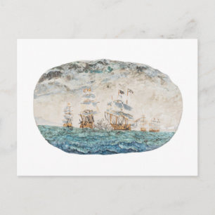 Schlacht von Trafalgar 1805 1998 Postkarte