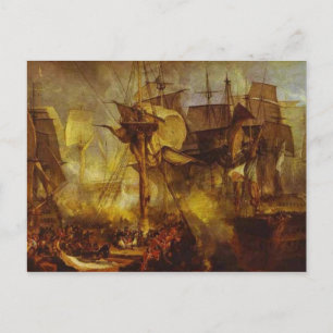 Schlacht von Trafalgar 1808 Postkarte