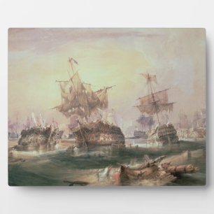 Schlacht von Trafalgar, 21. Oktober 1805 Fotoplatte