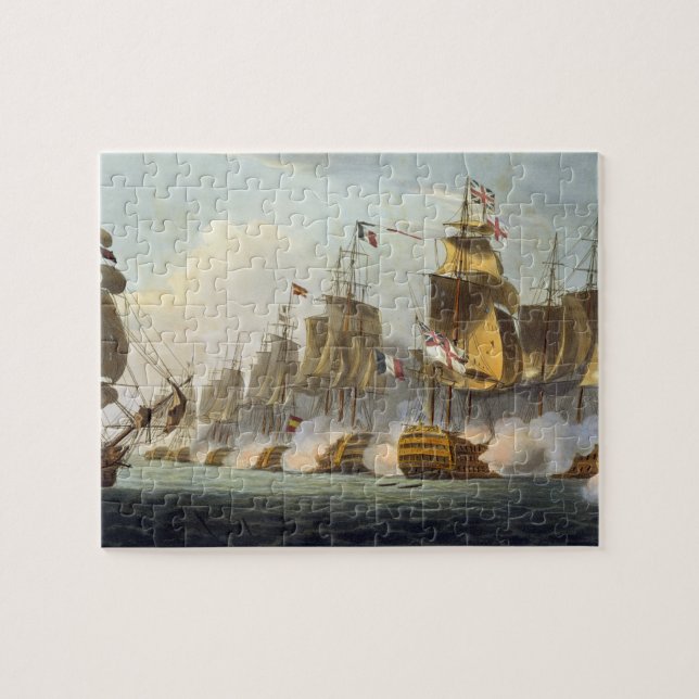 Schlacht von Trafalgar, 21. Oktober 1805, von "The Puzzle (Horizontal)