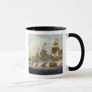 Schlacht von Trafalgar am 21. Oktober 1805 von ' Tasse
