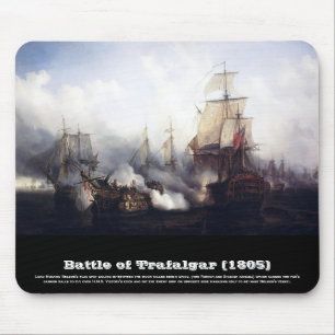 Schlacht von Trafalgar am Mittag Mousepad