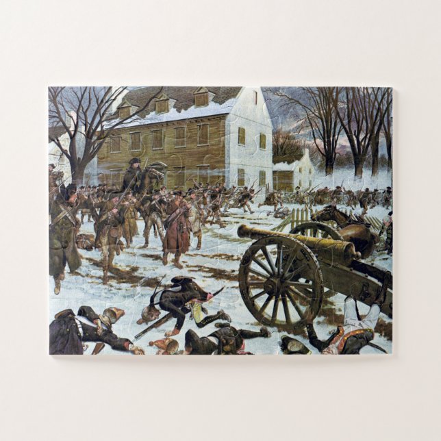 Schlacht von Trenton durch Charles McBarron Puzzle (Horizontal)