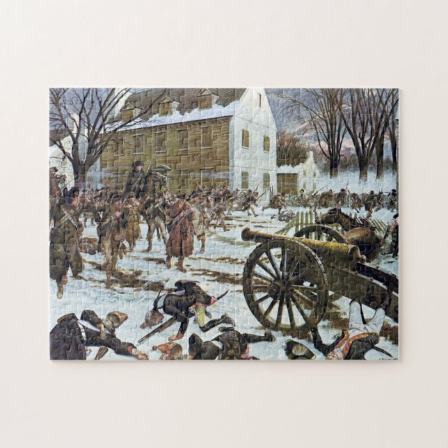 Schlacht von Trenton durch Charles McBarron Puzzle (Horizontal)
