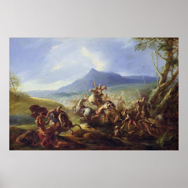 Schlacht vor 1680 poster (Vorne)