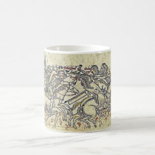 Schlachtdarstellung Tasse