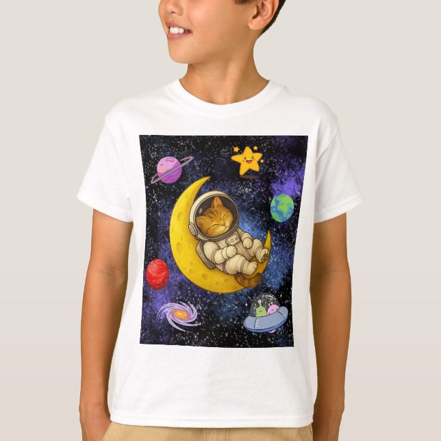 Schlachten der Astronauten auf dem Mond T-Shirt (Vorderseite)