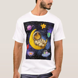 Schlachten der Astronauten auf dem Mond T-Shirt