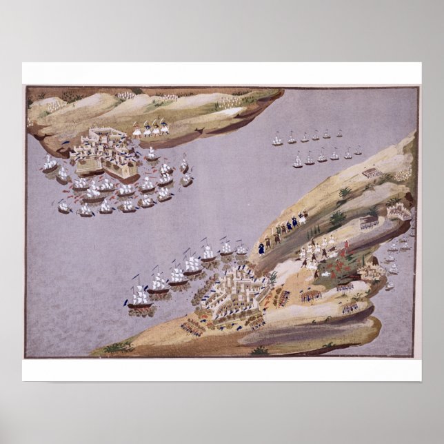 Schlachten für die Inseln Kreta und Samos, Platte Poster (Vorne)