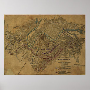 Schlachten von Chattanooga Poster