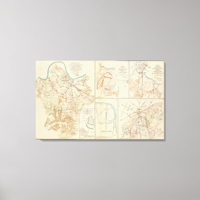 Schlachtfeld, Nashville, Tenn Leinwanddruck (Vorderseite)