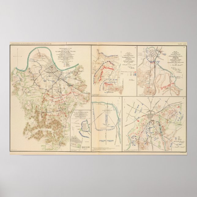 Schlachtfeld, Nashville, Tenn Poster (Vorne)