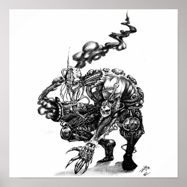 Schlachtfeld Poster (Vorne)