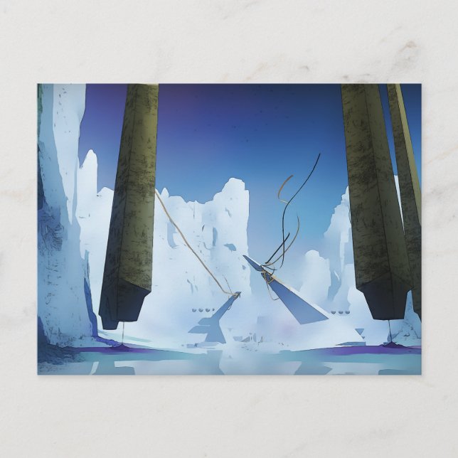 Schlachtfeld-Postkarte der Ewigkeit Postkarte (Vorderseite)