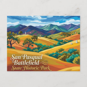 Schlachtfeld San Pasqual State Historic Park Postkarte