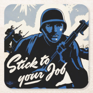 Schlachtfeld Strandkopf Angriff durch amerikanisch Rechteckiger Pappuntersetzer