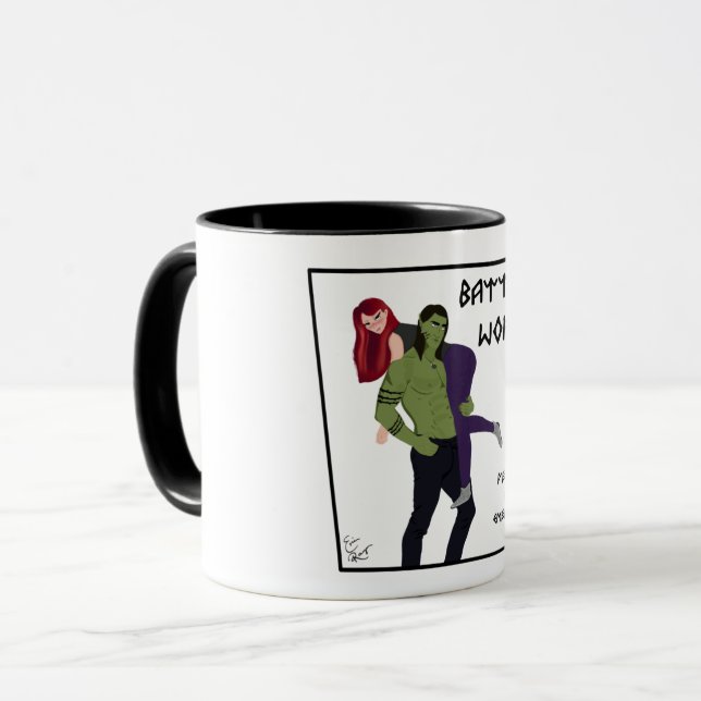 Schlachtfeld Tasse (Vorderseite Links)