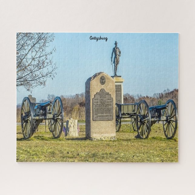 Schlachtfeld von Gettysburg. Puzzle (Horizontal)