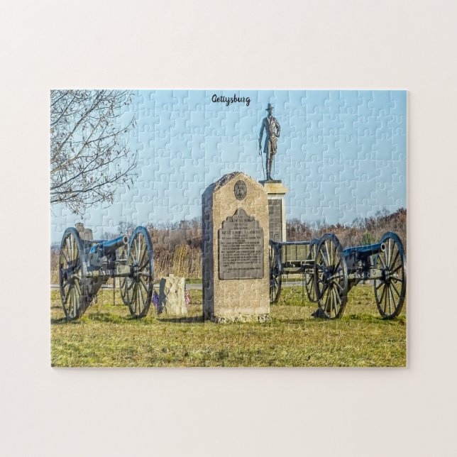 Schlachtfeld von Gettysburg. Puzzle (Horizontal)
