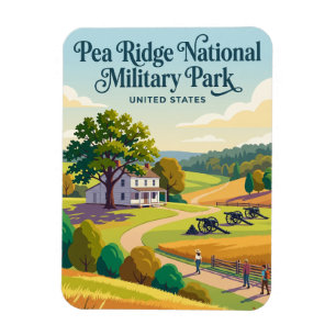 Schlachtfeld von Pea Ridge National Military Park Magnet