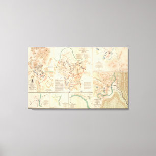 Schlachtfelder Nashville, Tenn Leinwanddruck