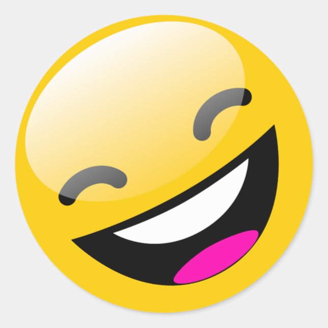 SCHLACHTGESICHT RUNDER AUFKLEBER (Vorderseite)