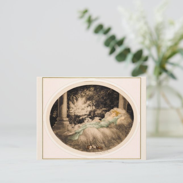 Schlachthof von Louis Icart Feiertagspostkarte (Stehend Vorderseite)