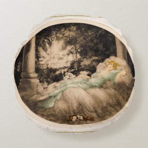 Schlachthof von Louis Icart Rundes Kissen
