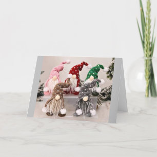 **SCHLACHTKÖRPER UND KLEINEN BEI CHRISTMAS** FEIERTAGSKARTE