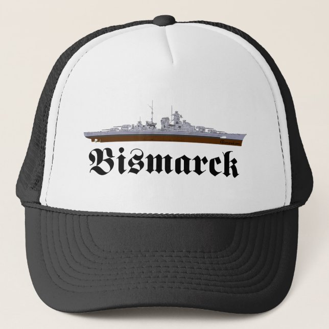 Schlachtschiff Bismarck Mütze (Vorderseite)