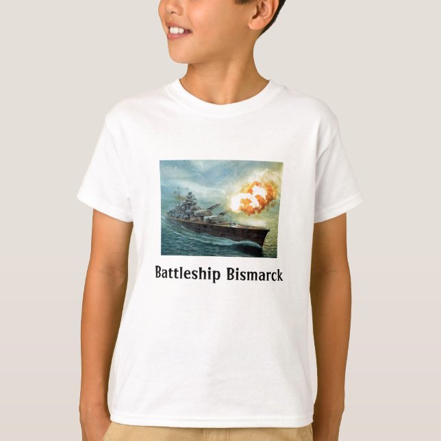 Schlachtschiff-Bismarck-Shirt T-Shirt (Vorderseite)