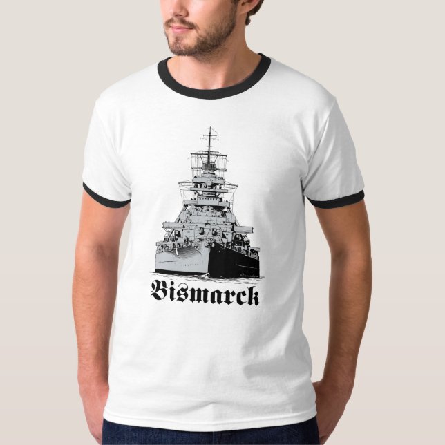 Schlachtschiff Bismarck T-Shirt (Vorderseite)