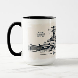 Schlachtschiff Deutschland Tasse