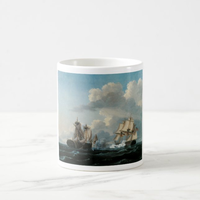 Schlachtschiff-feine Kunst-Tasse Tasse (Mittel)