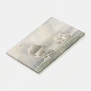 Schlachtschiff-Kriegsschiffe, die Post-it Klebezettel