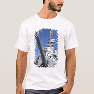 Schlachtschiff USS Alabama im Battleship Memorial T-Shirt
