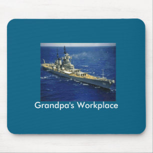 Schlachtschiff USS New Jersey Mousepad