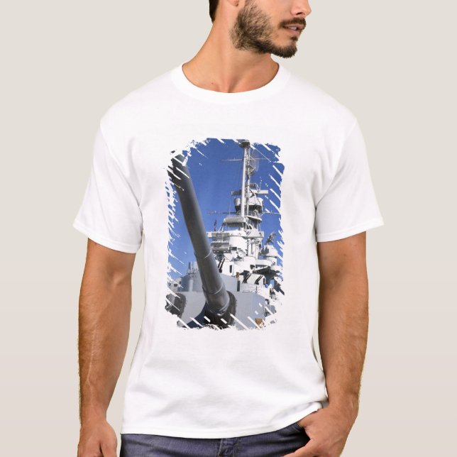 Schlachtschiff USSs Alabama am T-Shirt (Vorderseite)