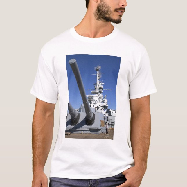 Schlachtschiff USSs Alabama am T-Shirt (Vorderseite)