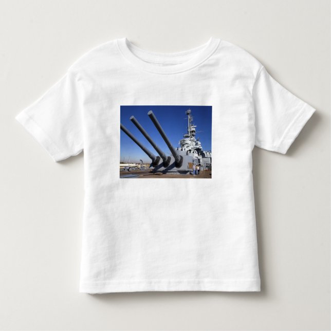 Schlachtschiff USSs Alabama an Kleinkind T-shirt (Vorderseite)