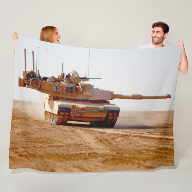 SCHLACHTTANK - Abrams M1 Fleecedecke (Beispiel)