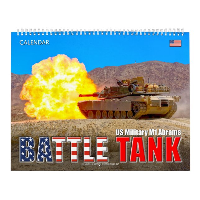 SCHLACHTTANK - Abrams M1 Kalender (Titelbild)