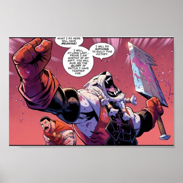 Schlachttier Poster (Vorne)