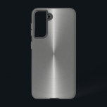Schlackige Imitate aus metallischem Silber, rostfr Samsung Galaxy Hülle<br><div class="desc">Es hat ein elegantes,  schlankes,  Imitat metallisches silbernes Edelstahl-Aussehen.</div>