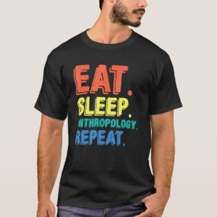 Schlaf Anthropologie Anthropologe Archäologe T-Shirt