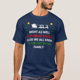 Schlaf auch unter den drei Weihnachtskids  T-Shirt