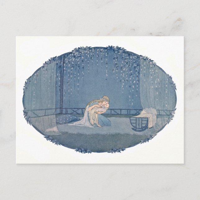 Schlaf, Baby, Schlaf bei H. Willebeek Le Mair Postkarte (Vorderseite)