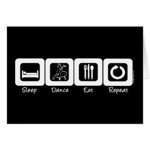 Schlaf-Ballsaal essen Wiederholung