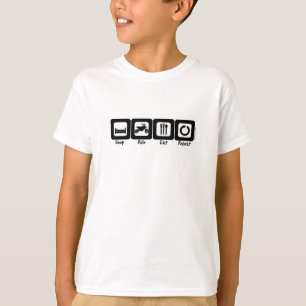 Schlaf-Fahrt essen Wiederholung T-Shirt